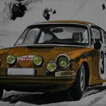 Für diesen Rallye-Porsche ließ sich Vidal von der Kundenzeitschrift Christopherus inspirieren. Zu verkaufen.